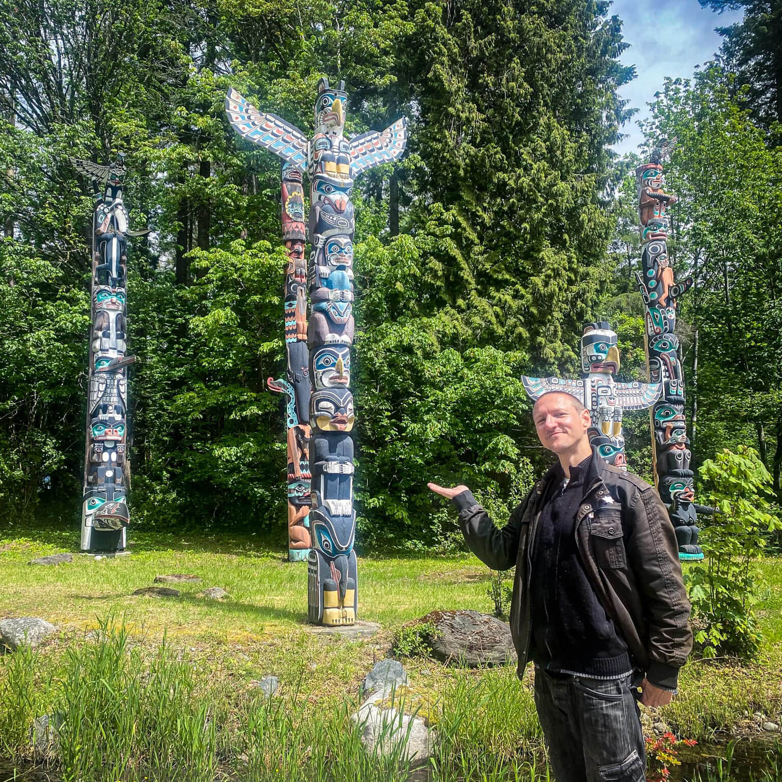  sacredtravel North_America Canada Vancouver Brockton Point Totem Poles