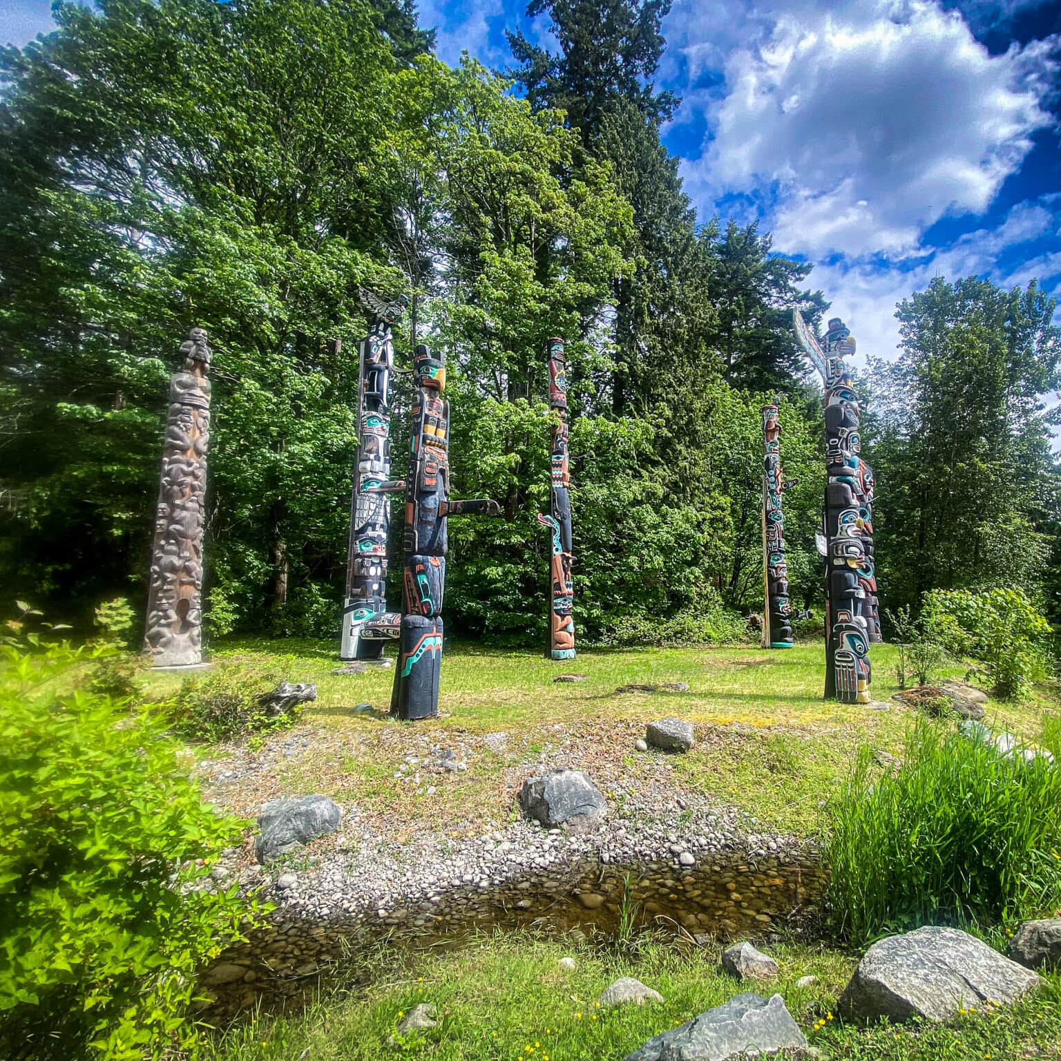  sacredtravel North_America Canada Vancouver Brockton Point Totem Poles