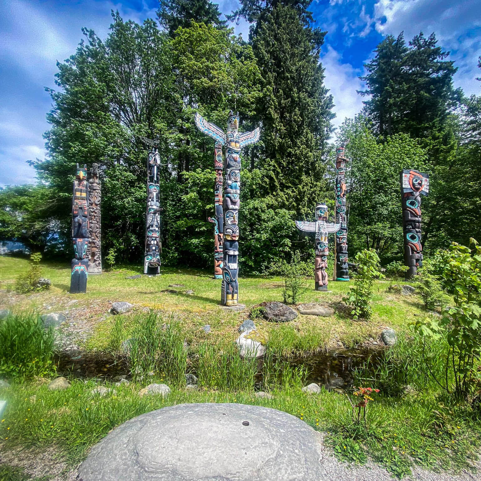  sacredtravel North_America Canada Vancouver Brockton Point Totem Poles